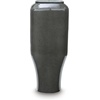 image:imageSignature Design by Ashley Kierlain Vase Gray Glass Decorative Vase with Black Speckles Classic Silhouette for Faux and Dried Florals 638 W x 425 D x 1538 HGray  Black