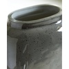 image:imageSignature Design by Ashley Kierlain Vase Gray Glass Decorative Vase with Black Speckles Classic Silhouette for Faux and Dried Florals 638 W x 425 D x 1538 HGray  Black