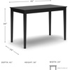 image:imageSignature Design by Ashley Kimonte Rectangular Dining Room Table BlackAlmost Black