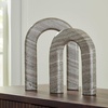 image:imageSignature Design by Ashley Large Arched Sculpture Set of 2 Taupe Keithton