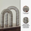 image:imageSignature Design by Ashley Large Arched Sculpture Set of 2 Taupe Keithton