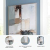 image:imageSignature Design by Ashley Large Framed Abstract Canvas Wall Art Neutral