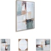 image:imageSignature Design by Ashley Large Framed Abstract Canvas Wall Art Neutral