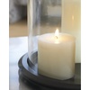 image:imageSignature Design by Ashley Large Glass amp Marble Hurricane Candle HolderClear  Black