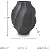 image:imageSignature Design by Ashley Large Matte Black Modern Tall Table VaseBlack