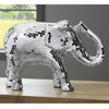 image:imageSignature Design by Ashley Large Silver Elephant Statue Mosaic Glass