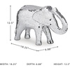 image:imageSignature Design by Ashley Large Silver Elephant Statue Mosaic Glass