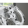 image:imageSignature Design by Ashley Large Silver Elephant Statue Mosaic Glass