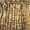 image:imageSignature Design by Ashley Lauretman Contemporary Polyresin Alligator Sculpture Antique Gold