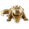 image:imageSignature Design by Ashley Lauretman Contemporary Polyresin Alligator Sculpture Antique Gold