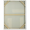 image:imageSignature Design by Ashley Lennmen Contemporary Rectangular Abstract Unframed Handpainted Wall Art 36 x 48 Inches Blue amp Light Brown