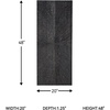 image:imageSignature Design by Ashley Lenora Large Wood Sunburst Wall Art Black