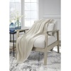image:imageSignature Design by Ashley Lightweight Knit Cotton Throw Blanket GraySand