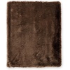 image:imageSignature Design by Ashley Luxury Brown Faux Fur Throw Blanket 50x60