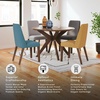 image:imageSignature Design by Ashley Lyncott Traditional Round Dining Room Table Seats up to 4 Brown 45W x 2975HLight Brown