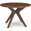 image:imageSignature Design by Ashley Lyncott Traditional Round Dining Room Table Seats up to 4 Brown 45W x 2975HLight Brown