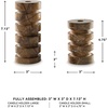 image:imageSignature Design by Ashley Marble Taper Candle Holder Set Set of 2 Tan