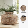 image:imageSignature Design by Ashley Meltland 10 Geometric Vase BrownLight Brown  Black