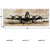 image:imageSignature Design by Ashley Memphis Belle 18x48 Airplane Canvas Wall Art