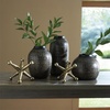 image:imageSignature Design by Ashley Metal Shelf Decor Set White amp Gold Set of 5Black  Gold