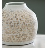 image:imageSignature Design by Ashley Metal Shelf Decor Set White amp Gold Set of 5White  Gold