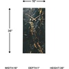 image:imageSignature Design by Ashley Modern Black and Gold Rectangular Wall ClockBlack  Gold