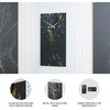 image:imageSignature Design by Ashley Modern Black and Gold Rectangular Wall ClockBlack  Gold