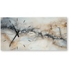 image:imageSignature Design by Ashley Modern Black and Gold Rectangular Wall ClockLight Brown  Light Gray