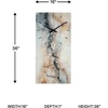 image:imageSignature Design by Ashley Modern Black and Gold Rectangular Wall ClockLight Brown  Light Gray