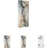 image:imageSignature Design by Ashley Modern Black and Gold Rectangular Wall ClockLight Brown  Light Gray