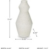 image:imageSignature Design by Ashley Modern Speckled Cream Terra Cotta Vase 14 InchBeige