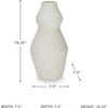 image:imageSignature Design by Ashley Modern Speckled Cream Terra Cotta Vase 14 InchBeige