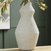 image:imageSignature Design by Ashley Modern Speckled Cream Terra Cotta Vase 14 InchBeige