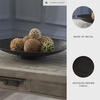 image:imageSignature Design by Ashley Moises Antique Metal Centerpiece Accent Bowl Dark Brown