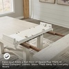 image:imageSignature Design by Ashley Moriville Counter Height Dining Extension TableAntique White
