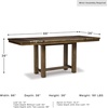 image:imageSignature Design by Ashley Moriville Counter Height Dining Extension TableBrown