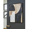 image:imageSignature Design by Ashley Neutral Modern 40x50 Framed Abstract Wall Art