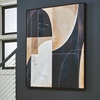 image:imageSignature Design by Ashley Neutral Modern 40x50 Framed Abstract Wall Art