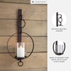 image:imageSignature Design by Ashley Oversized Candle Wall Sconce BronzeTone DecorBronze