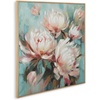 image:imageSignature Design by Ashley Parryville Classic Hand Painted Flower Wall Art 48 x 48 Inches Blue amp Pink