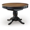image:imageSignature Design by Ashley Phillinger Casual Dining Butterfly Extension Table Seats up to 6 Medium Brown amp Black