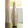 image:imageSignature Design by Ashley Plawite Contemporary Indoor Abstract Mercury Glass Tabletop Vase Chrome amp Metallic