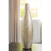 image:imageSignature Design by Ashley Plawite Vase Mercury Glass Vase with Antiqued Silvertone Finish for Faux and Dried Floral Arrangements 6 W x 6 D x 2113 H