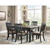 image:imageSignature Design by Ashley Rectangular Farmhouse Dining Table 6 DrawersAlmost Black