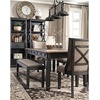 image:imageSignature Design by Ashley Rectangular Farmhouse Dining Table 6 DrawersAlmost Black