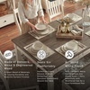 image:imageSignature Design by Ashley Rectangular Farmhouse Dining Table 6 DrawersWhitewash