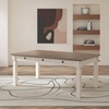 image:imageSignature Design by Ashley Rectangular Farmhouse Dining Table 6 DrawersWhitewash