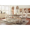 image:imageSignature Design by Ashley Rectangular Farmhouse Dining Table 6 DrawersWhitewash