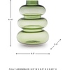 image:imageSignature Design by Ashley Renethorne Minimalist Watertight Glass 12 Vase Light GreenTransparent Green