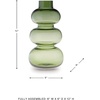 image:imageSignature Design by Ashley Renethorne Minimalist Watertight Glass 12 Vase Light GreenTransparent Green